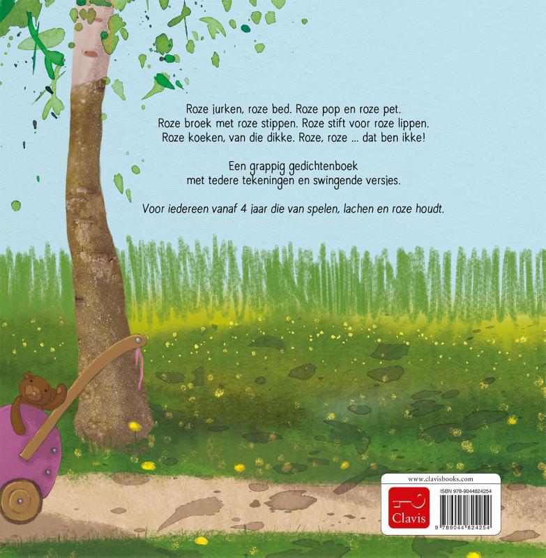 Achterkant van Roze ikke