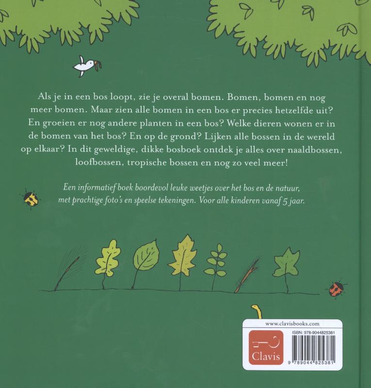 Achterkant van Het dikke bosboek