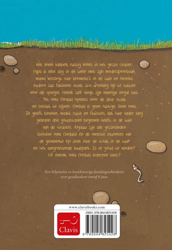 Achterkant van Help, ik wil eruit!