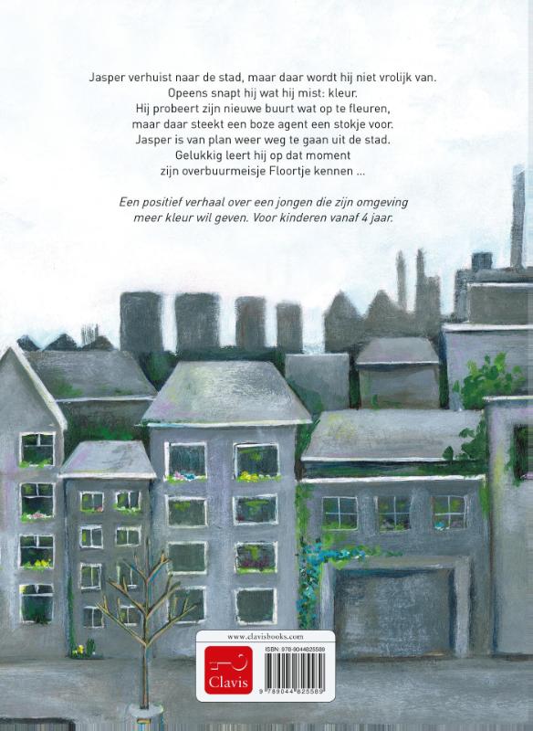 Achterkant van De stad zonder kleur