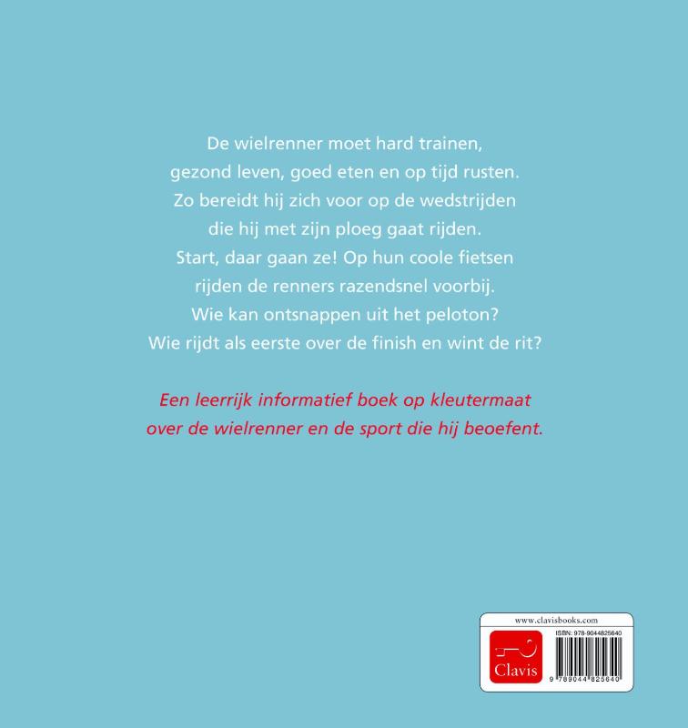Achterkant van De wielrenner