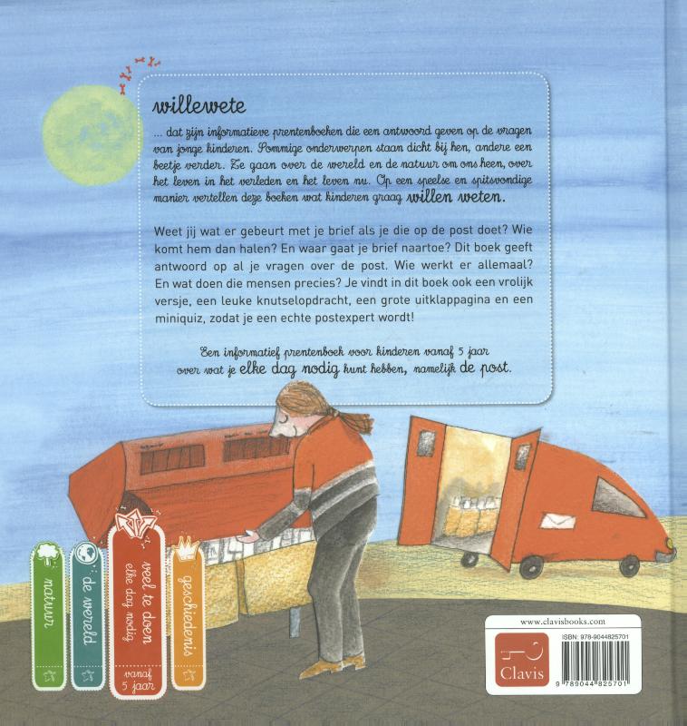 Achterkant van De post