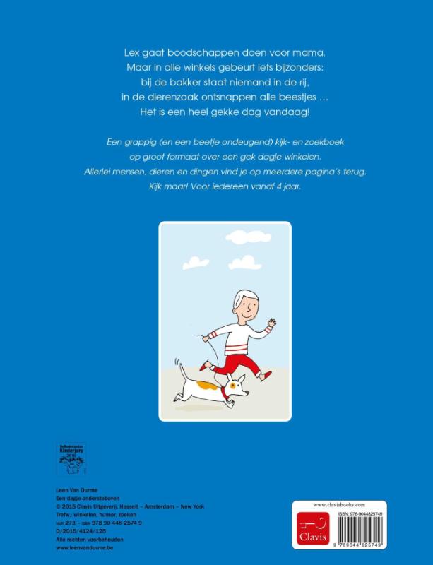 Achterkant van Een dagje ondersteboven