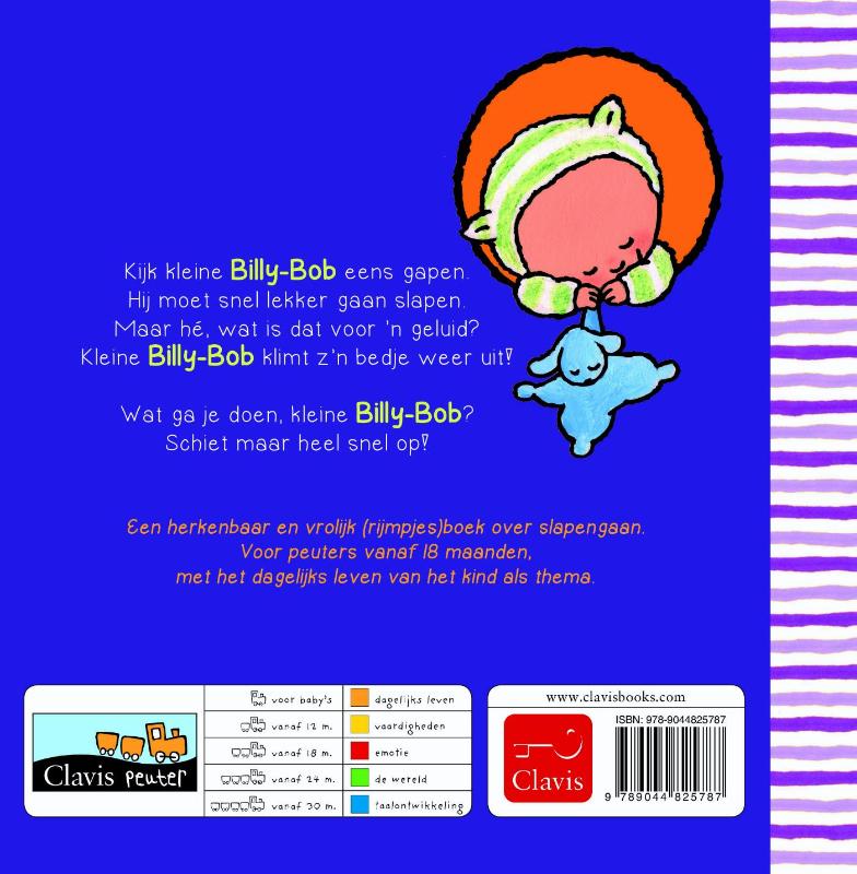 Achterkant van Welterusten kleine Billy-Bob