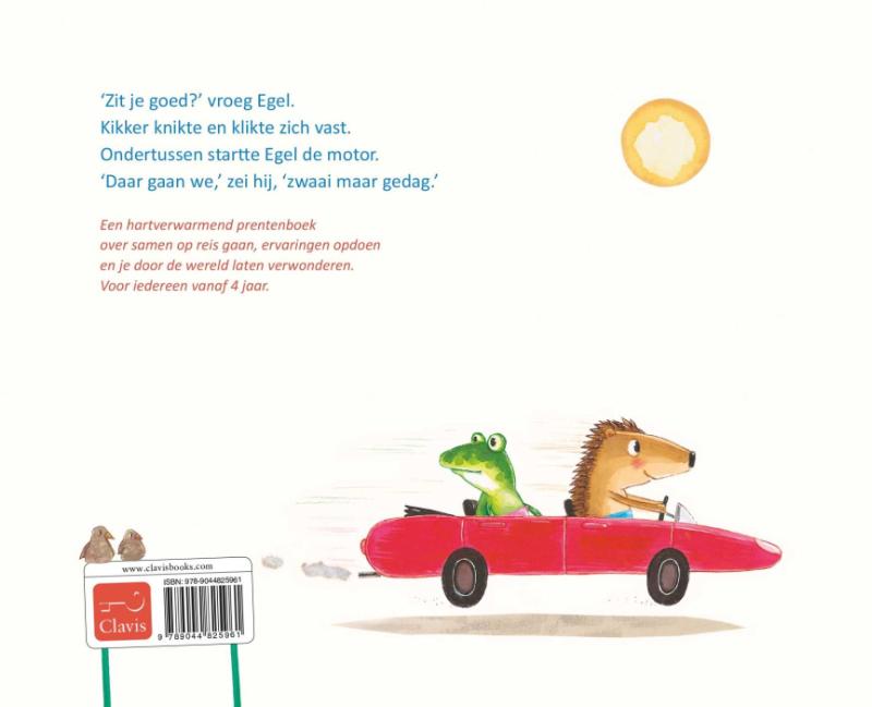 Achterkant van Op reis
