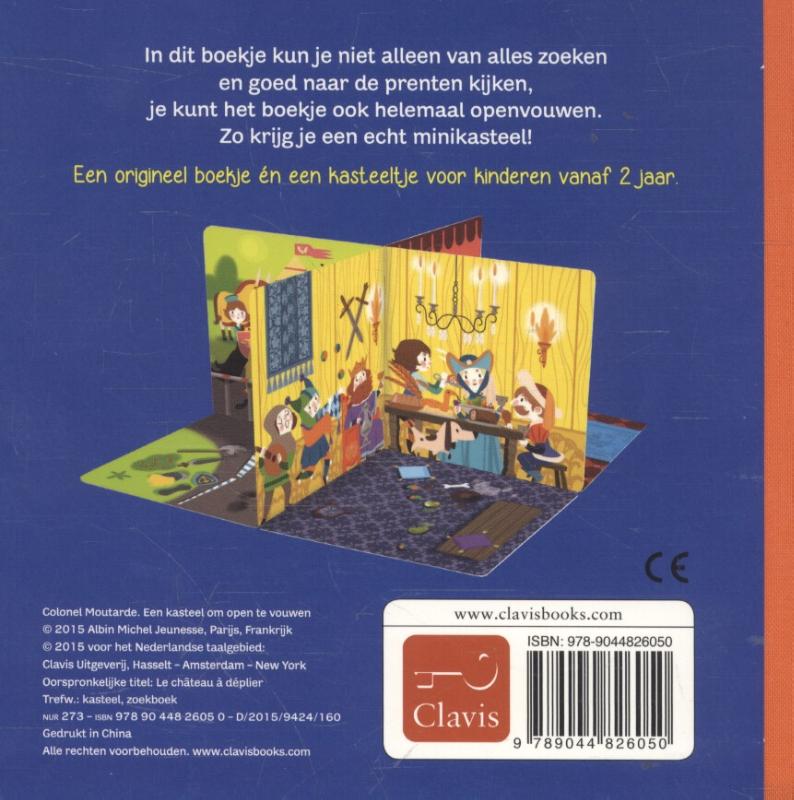 Achterkant van Een kasteel om open te vouwen