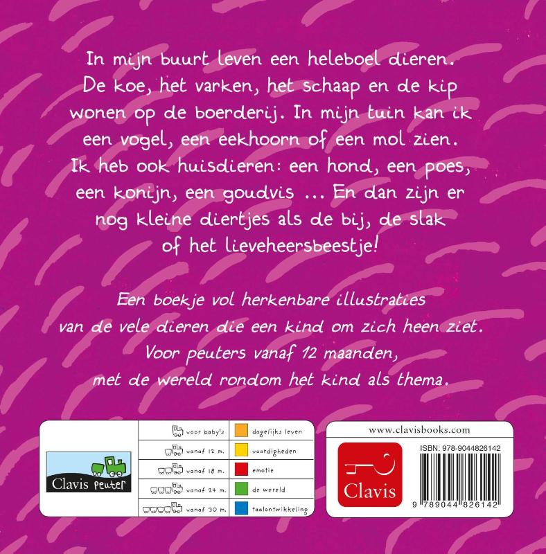 Achterkant van Ik en de dieren