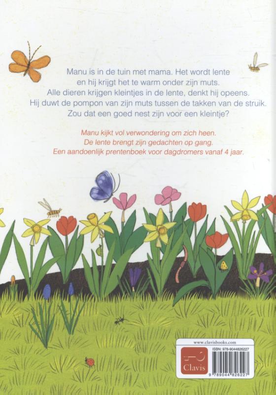 Achterkant van Het kleintje van Manu