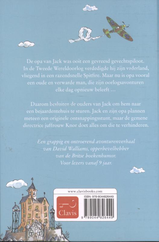 Achterkant van Opa vlucht
