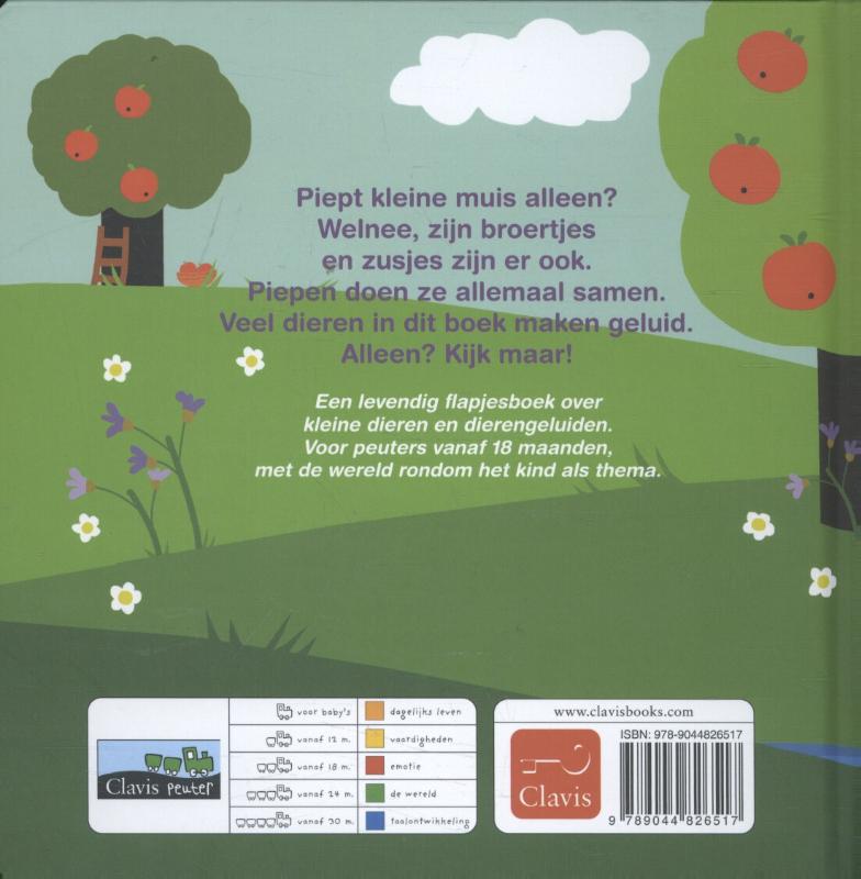 Achterkant van Piept kleine muis alleen?