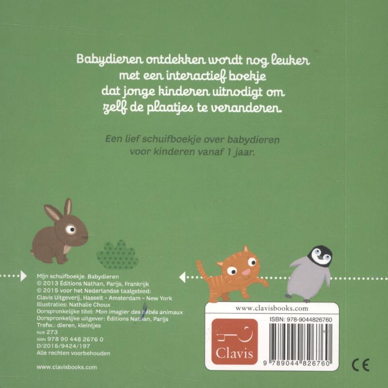 Achterkant van Babydieren