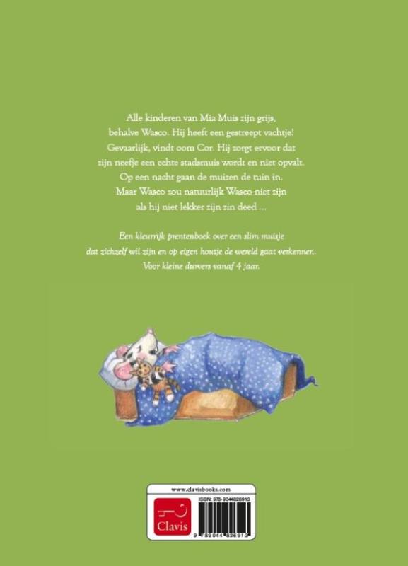 Achterkant van De streepjes van Wasco