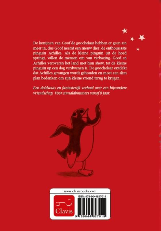 Achterkant van Hocus pocus pinguïn
