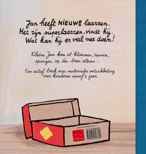 Achterkant van Nieuwe laarzen