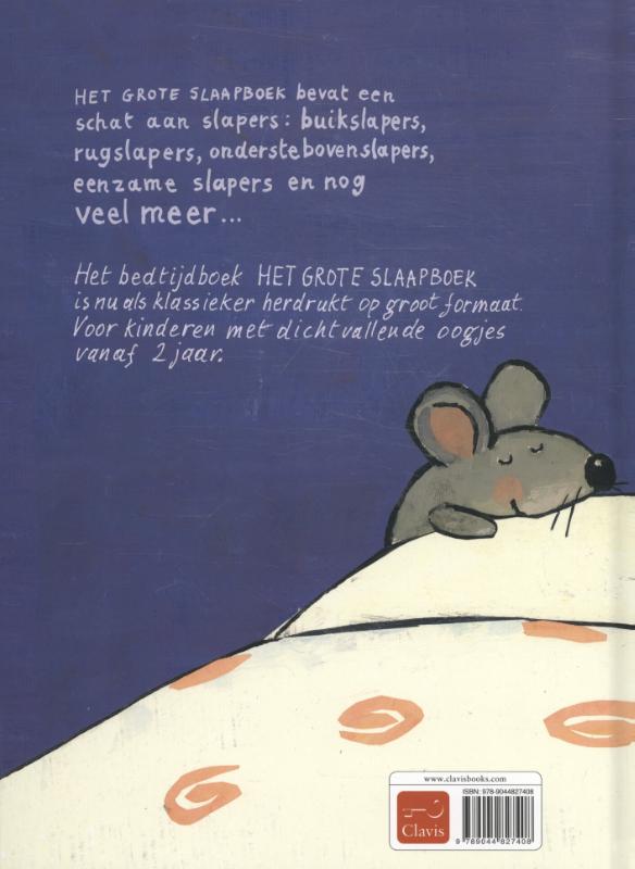 Achterkant van Het grote slaapboek