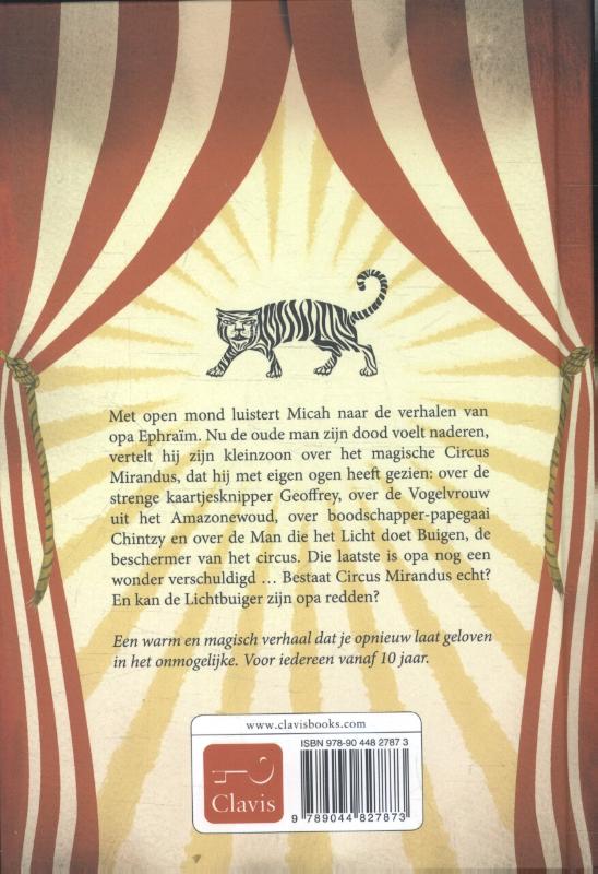 Achterkant van Circus Mirandus