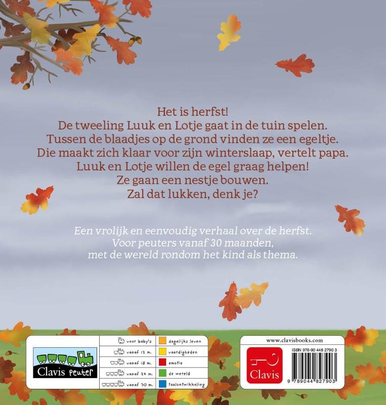 Achterkant van Het is herfst!