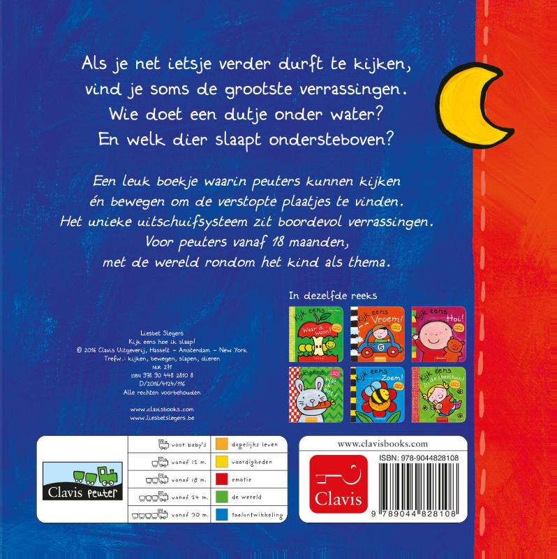 Achterkant van Hoe ik slaap!