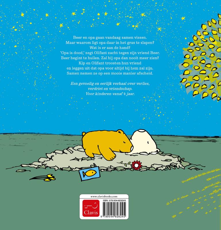 Achterkant van Dag opa