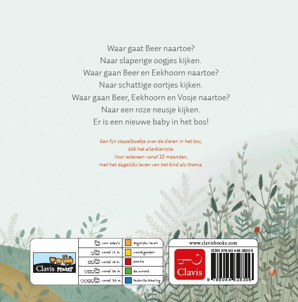 Achterkant van Waar gaat Beer naartoe?