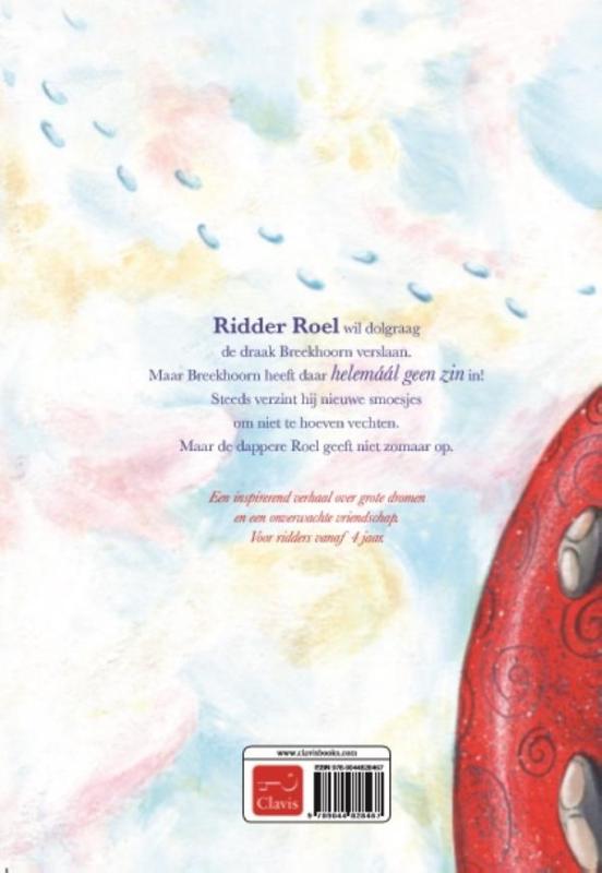 Achterkant van Ridder Roel de drakenvechter