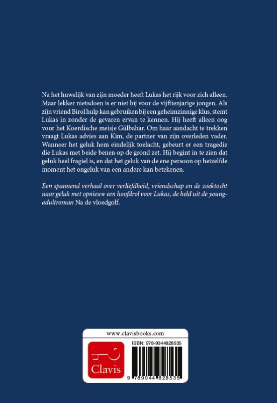 Achterkant van De gelukszoeker