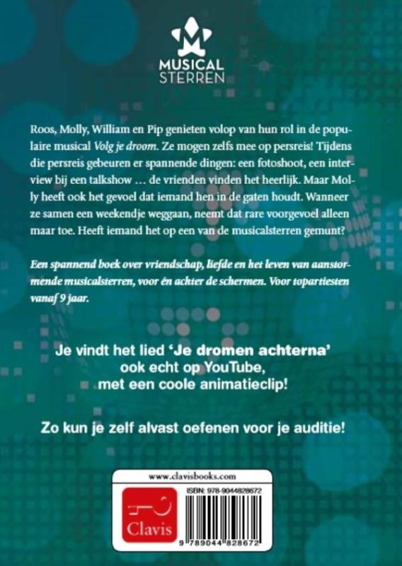 Achterkant van Glitters en jaloezie