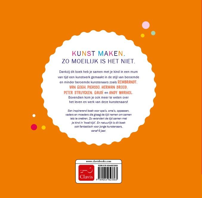 Achterkant van Tijd voor kunst