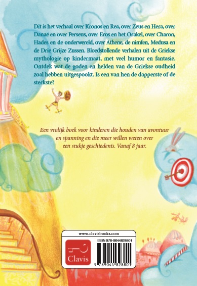 Achterkant van De bende van Zeus