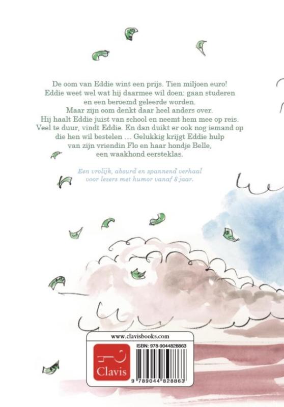 Achterkant van Eddie, Belle en Flo