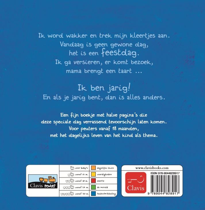 Achterkant van Ik ben jarig