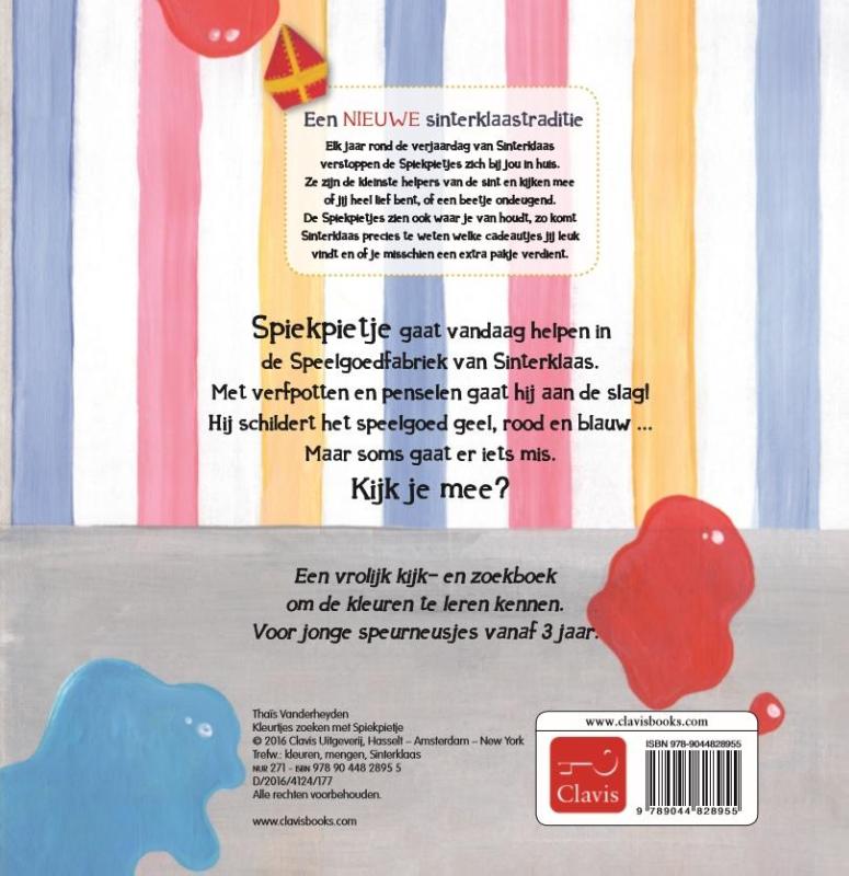 Achterkant van Kleurtjes zoeken met Spiekpietje