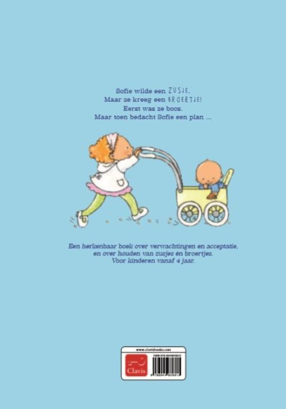 Achterkant van Maar ik wou een zusje