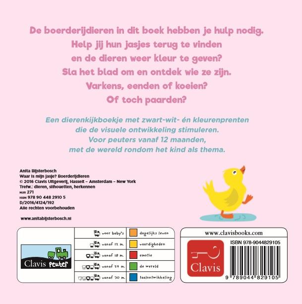 Achterkant van Boerderijdieren