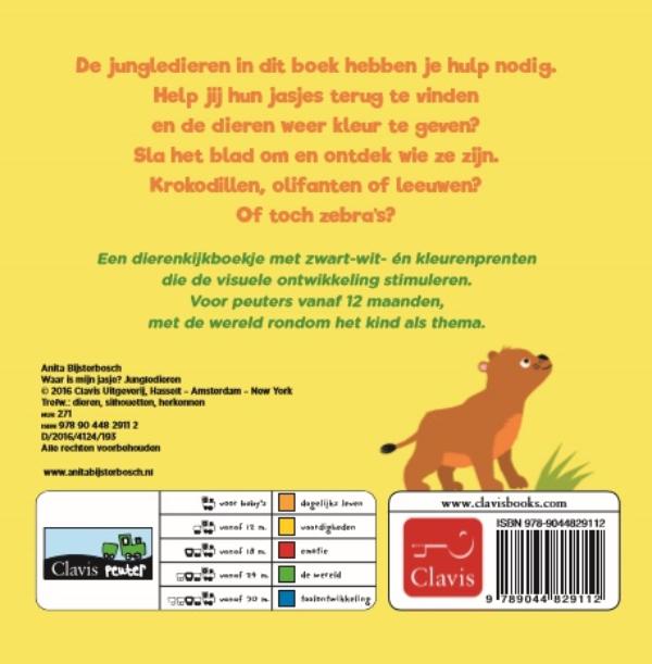 Achterkant van Jungledieren