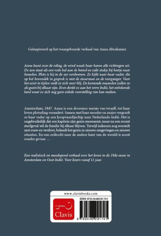 Achterkant van Anna's grote reis
