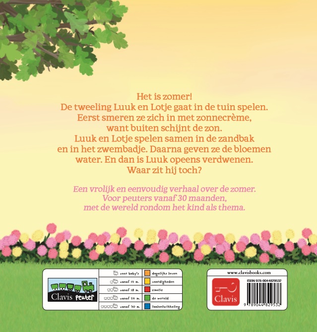 Achterkant van Het is zomer