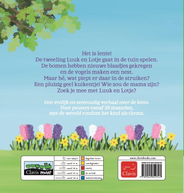 Achterkant van Het is lente