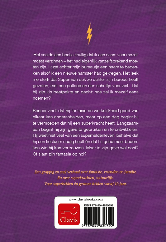 Achterkant van Bennie de mindboy