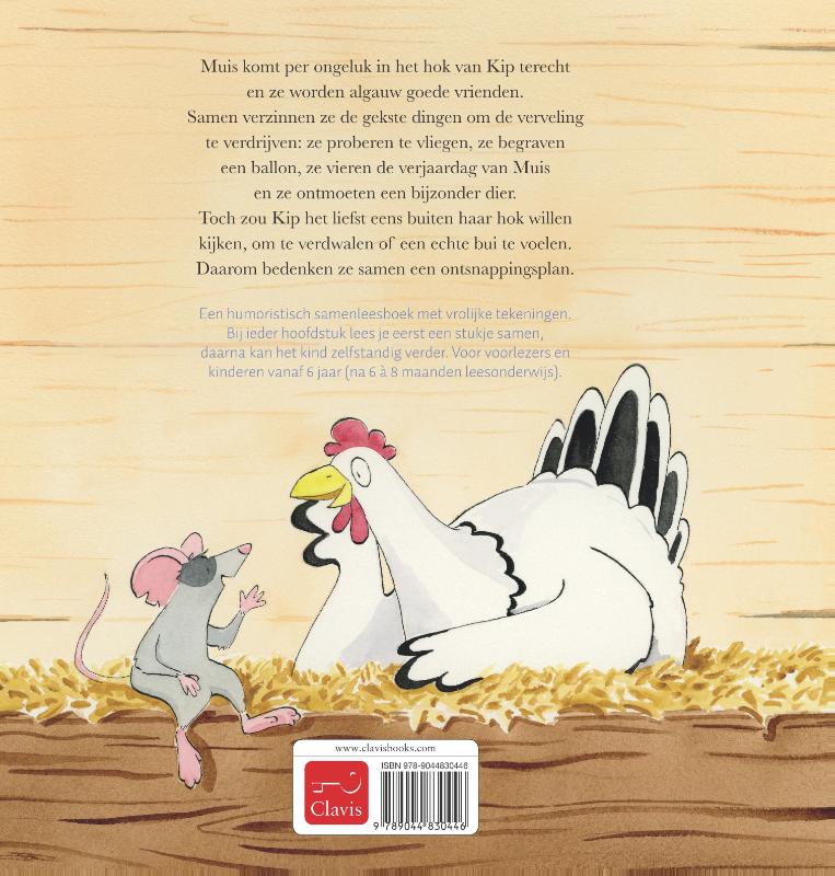 Achterkant van Leren lezen met Kip en Muis