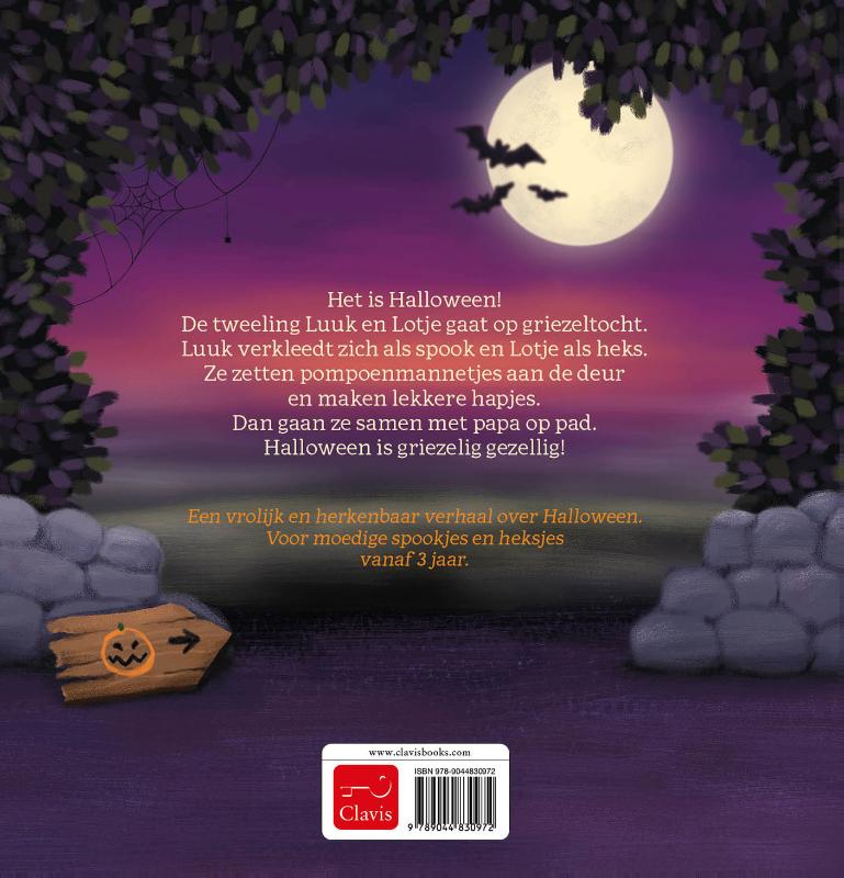 Achterkant van Het is Halloween!