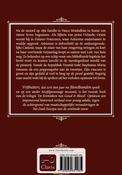 Achterkant van Vrijbuiters