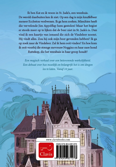 Achterkant van Op zoek naar de Vindeleer
