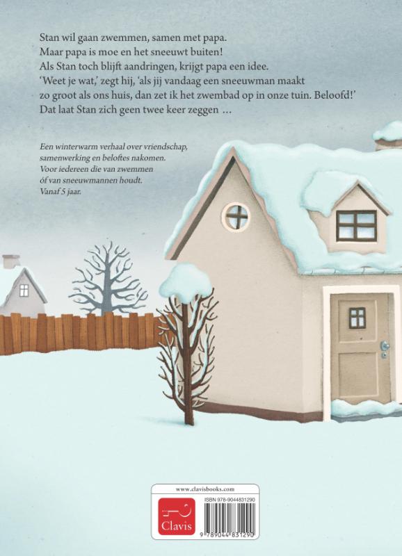 Achterkant van De grootste sneeuwman van de wereld