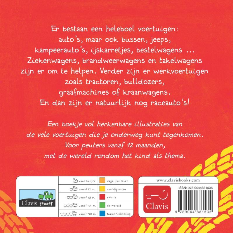 Achterkant van Ik en mijn auto's