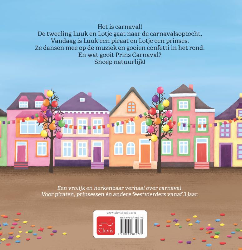 Achterkant van Het is carnaval!