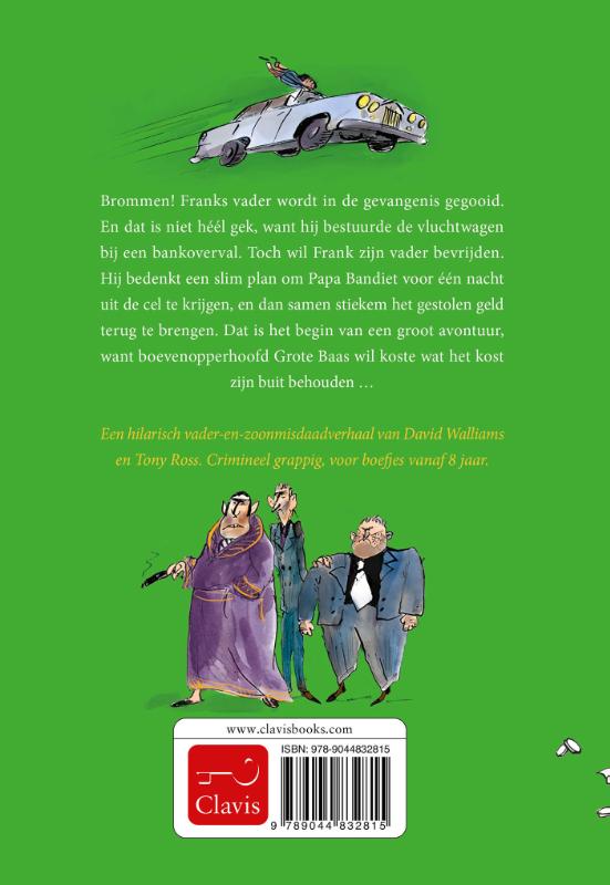 Achterkant van Papa bandiet