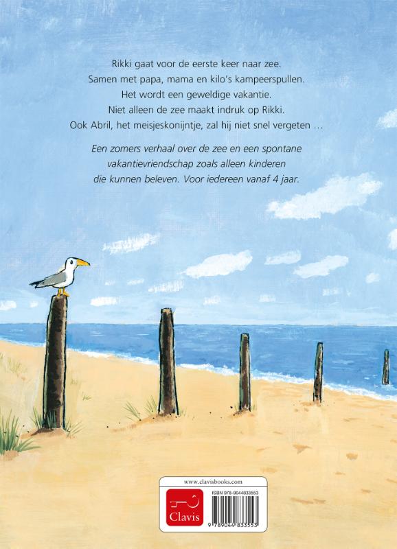 Achterkant van Rikki aan zee