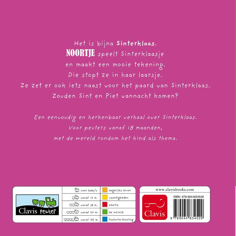Achterkant van Noortje zet haar schoentje
