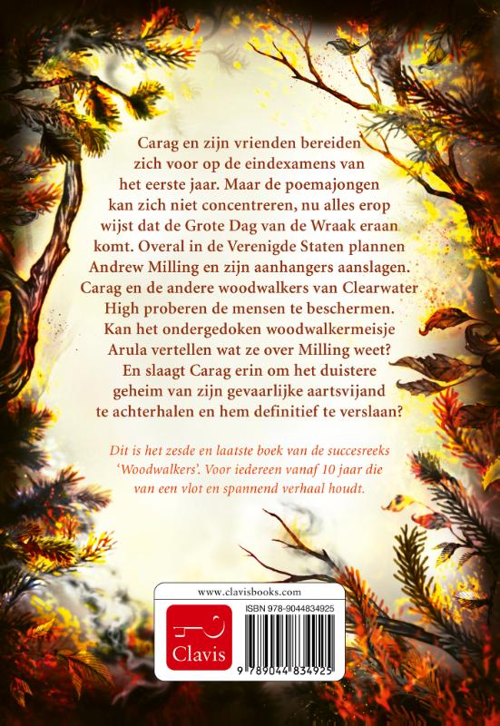 Achterkant van Dag van de Wraak